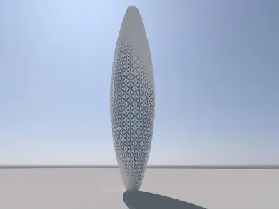 parametric Tower models 3D model
