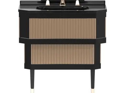 METROPOLITAN  Devon Devon Floor standing single vanity unit 3D model