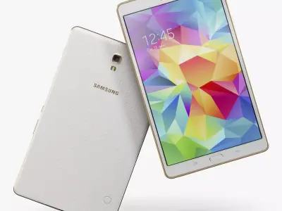 Samsung Galaxy Tab S 8-4 tablet Low-poly 3D model