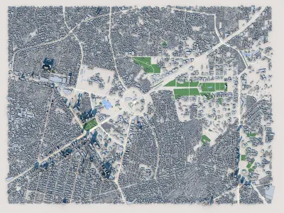 Manila City Philippines 3D model