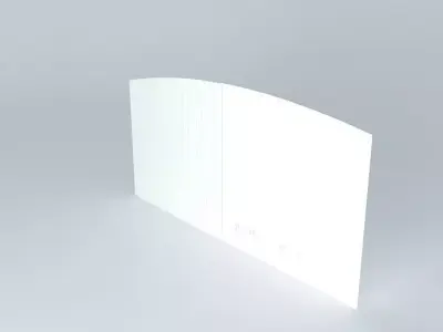 Portail wood gate Free 3D model