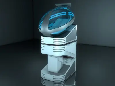 Sci Fi Incubation Chamber 3D model
