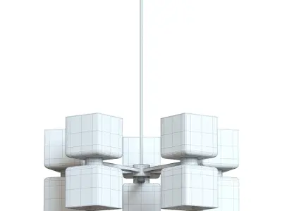 Crate and Barrel - Ava Large Chandelier 3D model