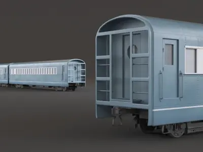  NYC Mercury Streamlined Coach Car 