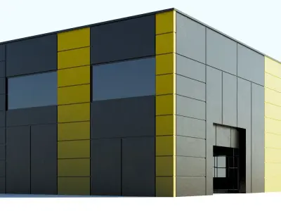 Medium Warehouse 3D model