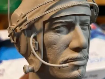 Blade Runner Gaff pilot hat Edward James Olmos 3D print model