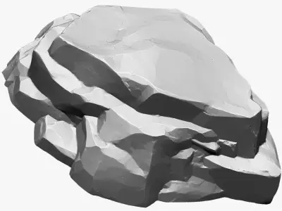 3D Mountain rock Zbrush sculpt 3D model