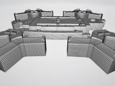 Kayseri State Hospital  3D model