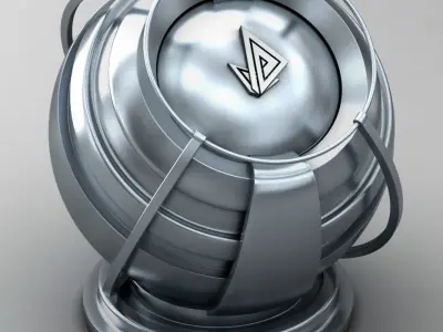 VRAY SHADER---METAL---Gallium Texture