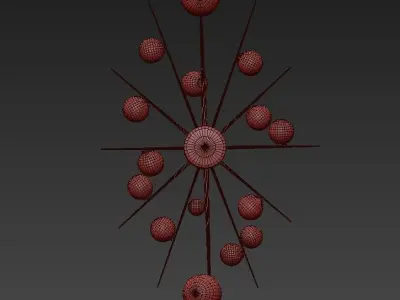 Cb Flush Mount Seventeen Lighting 3D model