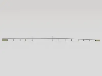 Kessock Bridge 3D model