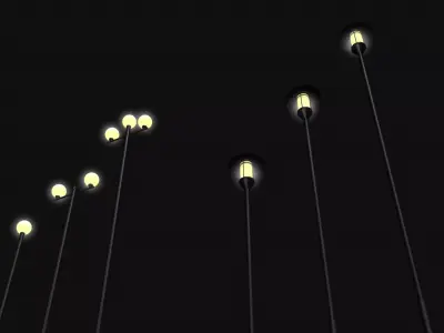 Street lights  3D model