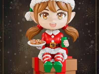 Mieli I Christmas Advent Calendar 3D print model