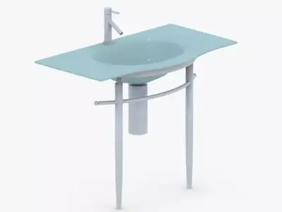 1562 - Sink Low-poly 3D model