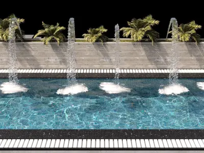 SWIMMING POOL NO68 A 3D model