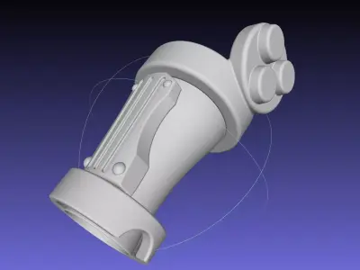 Street Fighter Cammy Gauntlet And Glove Back 3D print model