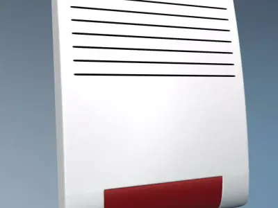 Wireless alarm beacon 3D model