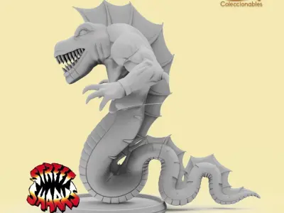 Street Sharks Villains - Repteel 3D print model