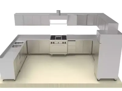 KITCHEN 75 3D model