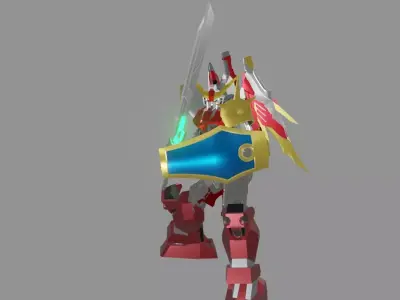 The Mecha Attacker 17 3D model