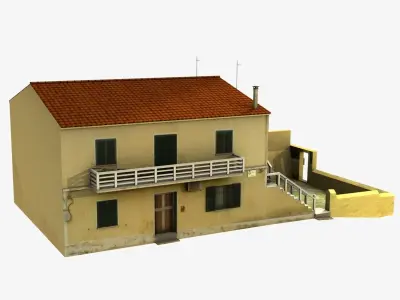 Village Home  N-E Low-poly 3D model