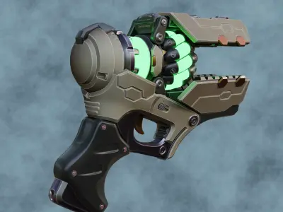 Si Fi Hulk Bruce Banner Gamma Ray Marvel Rivals 3D print model