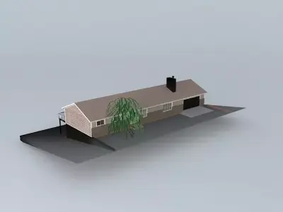 Hillside House Free 3D model