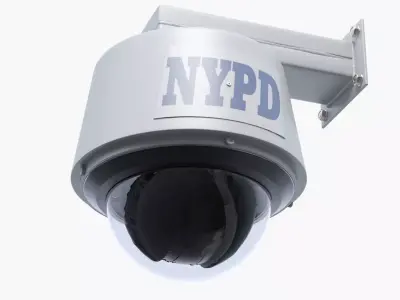 Street Camera NYPD CCTV 3D model