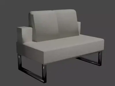 Simple sofa  Free 3D model