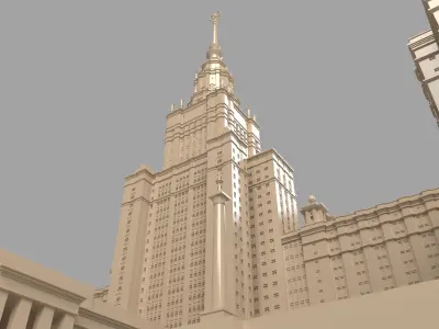 Moscow state University 3D model