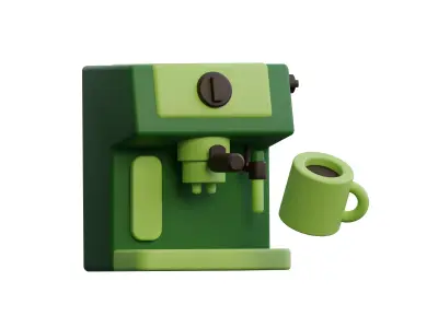 coffee maker 3D model buy