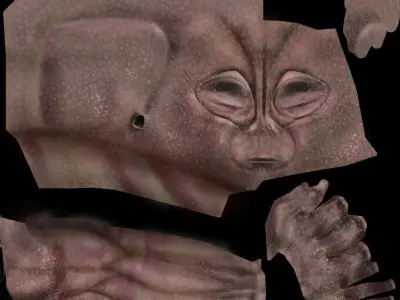 asgurd alien for gta san andreas Low-poly 3D model