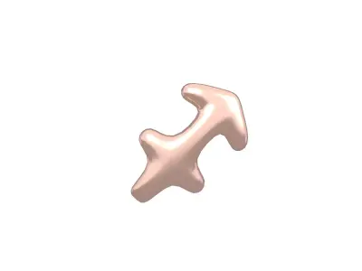 Sagittarius v2 007 Low-poly 3D model