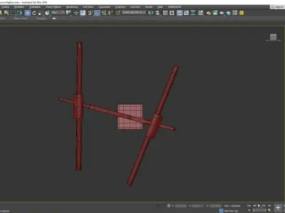 ROLL AND HILL AGNES WALL Low-poly 3D model
