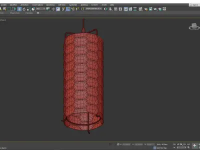 Ice Pendant Low-poly 3D model