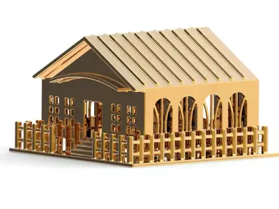 Stylish Elegant Home 3D print model