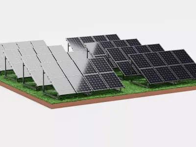 -Solar Farm V3- 3D model