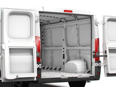 Vauxhall Movano Van L2H1 HQ Interior 2023 3D model