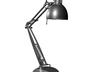 Swing arm lamp 3D model