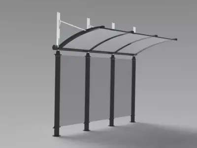 Bus stop Free 3D model get