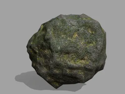 Rock Set Low-poly 3D model 28