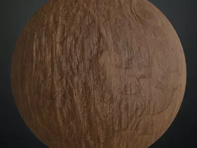Weathered Rustic Nailed Wood Decking PBR Seamless Texture