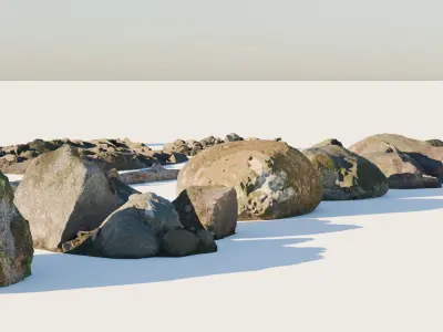 Rocks Pack 3D model