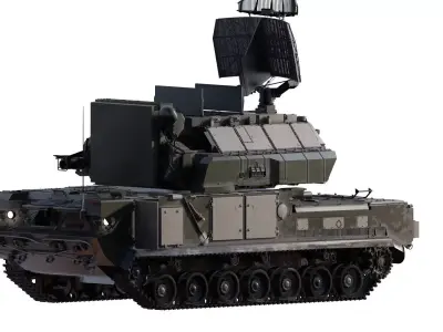 TOR M1 missile system 3D model