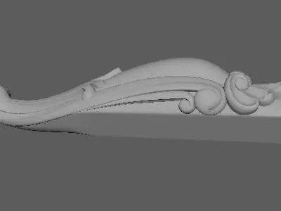 leg High quality 3d models for processing on a cnc machine 3D model 15