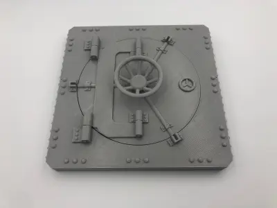 ARMORED SAFE PRINT IN PLACE 3D print model