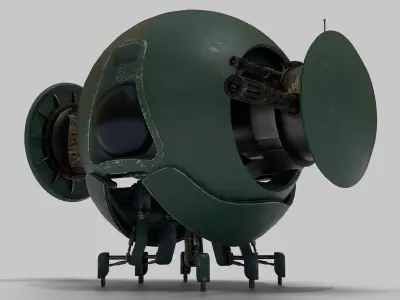 Scifi spider robor 3D model