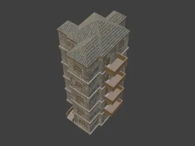 House Model 92 Low-poly 3D model