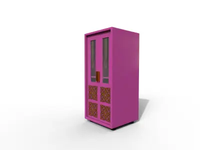 Pack 2 Sets Modern Furniture 3D Model Low-poly 3D model