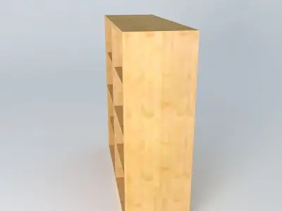 Shelf Cabinet DOORS HZ4FP 12 12 BRW Milano Oak 3D model